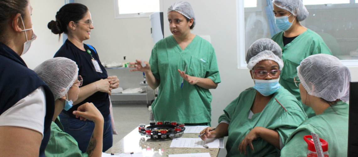 Atividade realizada pelo Nepp ocorreu nos principais setores assistenciais do hospital